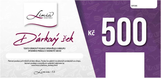 detail Dárkový poukaz 500,- POŠTOU
